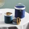 INS popular thickened soup cup and water cup aluminum foil insulated bag, hand-held portable cold preservation bag, Oxford cloth insulated bag Specification image